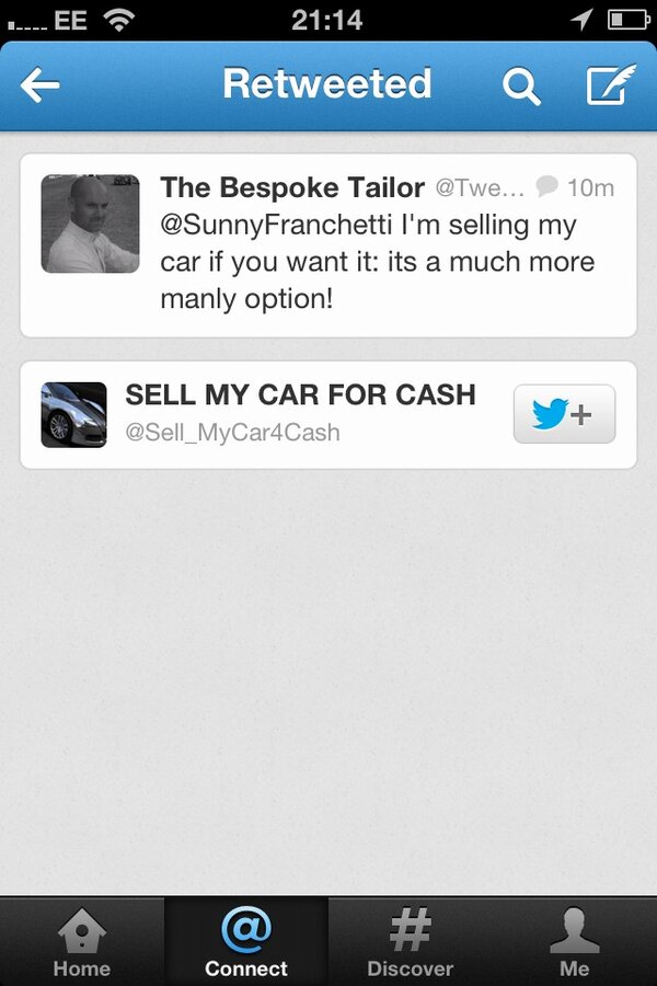 TweetingTailor's tweet image. @SunnyFranchetti as if!!!!! #SalesTactic