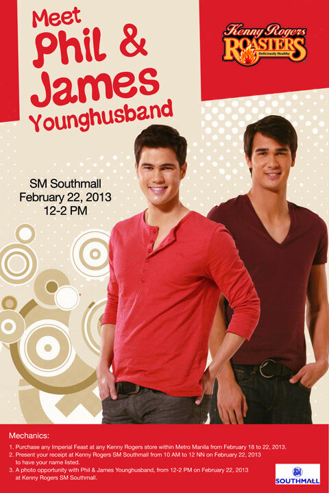 KennysPH's tweet photo. So much fun the last time! KR SM Southmall, you are next! @PhilYHusband &amp; @JYH7 at your service 4 lunch this Friday! http://t.co/SHkDsYiC
