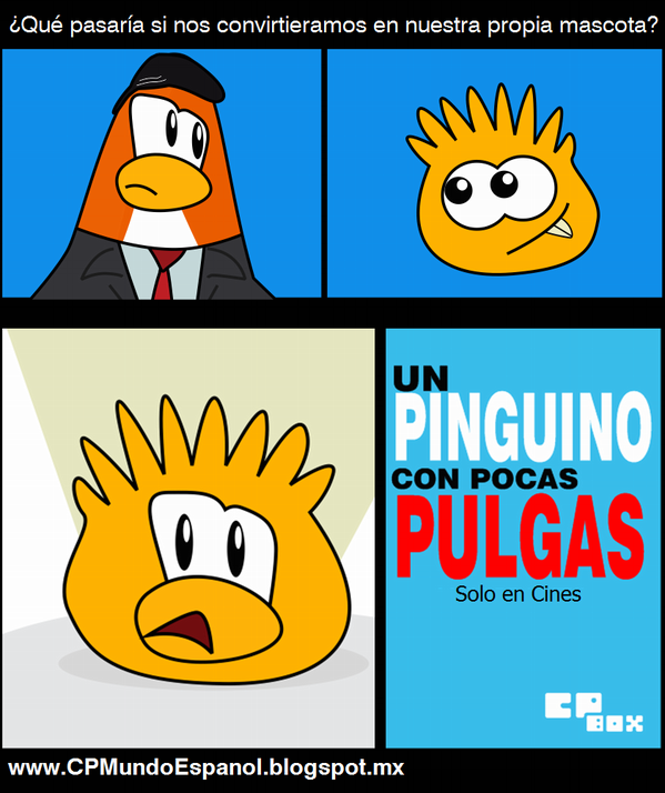 CPMundoEspanol's tweet photo. Pinguino con Pocas Pulgas. http://t.co/uOkq9Exu