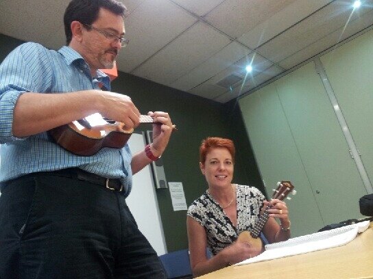 robynlinkhorn's tweet image. Musical lunch hour on level 8. Thanks Rory and @jhumffray Good for the soul. Now back to project documents. #learnuke