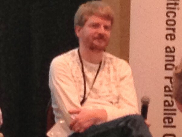 althecat's tweet image. Poul-Henning Kemp @bsdphk has his name in the OSX kernel 36 times, he is here on Wellington at #MulticoreWorld #cool