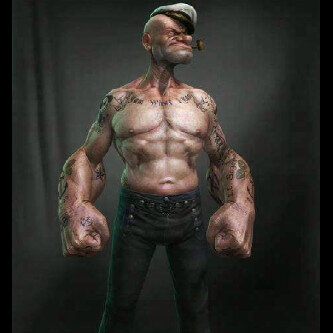 matthew mclennan on Twitter: "This pic is too awesome ! New age popeye ! # popeye #tattoos # hardcore http://t.co/gMRfDvFO"