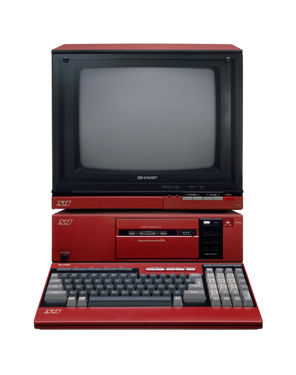 シャープ パソコンテレビX1 CZ-800CS本体-