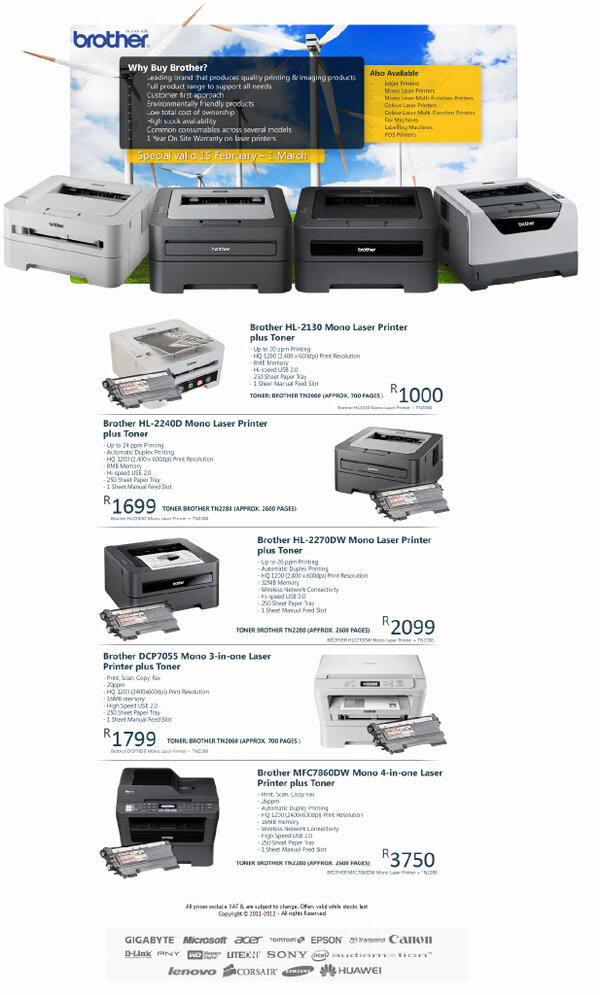 instawebcc's tweet image. Printer specials,While stocks last. Contact for more info carel@instaweb.co.za #Specials #Printers #Jhb #Cpt #Durban