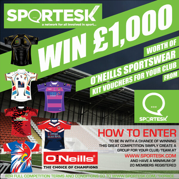 ONeills1918's tweet photo. RT: ARE YOU INTERESTED IN WINNING £1000 OF O’NEILLS SPORTSWEAR VOUCHERS IN ASSOCIATION WITH SPORTESK? READ ON.. http://t.co/qcxXQr10