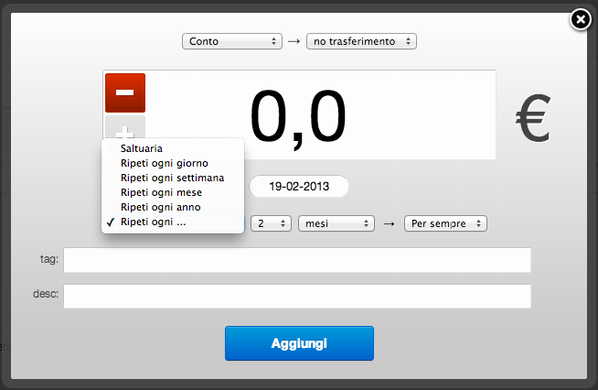 budgetup's tweet photo. @pavlovY2K certo, puoi selezionare l'opzione tipo quella nell'immagine quando aggiungi una spesa o un guadagno http://t.co/7CoM3ZnN