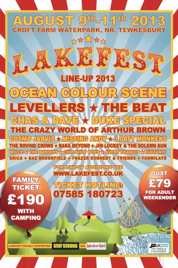 Lakefestuk's tweet image. Have a look at our line up for this year :-)
