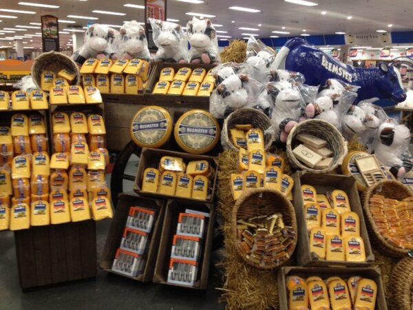#Beemster kaas display @ Sligro te Amsterdam. #lekker
