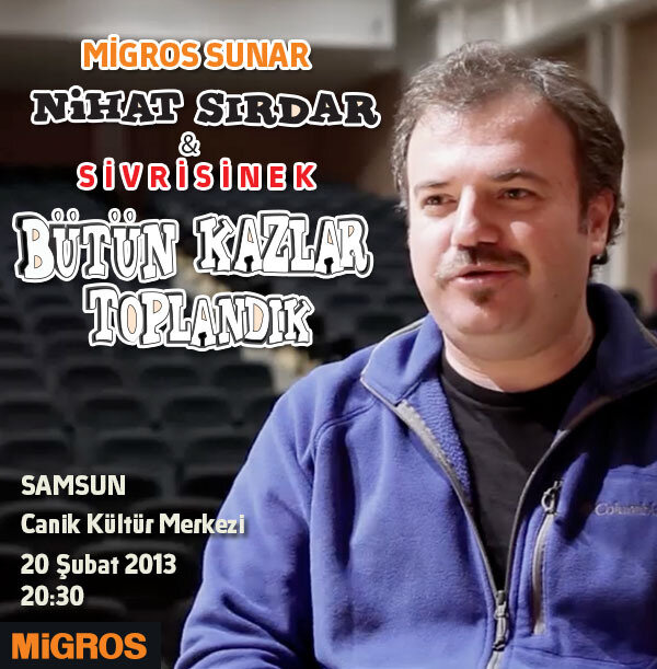 Yarın akşam Samsun'dayız <a href="/AlemSivrisinek/">Sivrisinek</a> ile birlikte. Haberiniz olsun