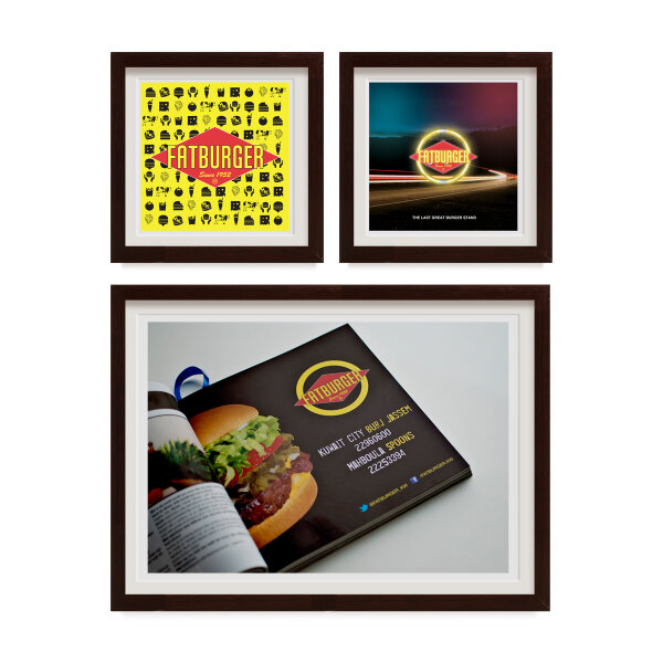 PinkCoffeeCo's tweet image. Fat Burger branding by Pink Coffee @FATBURGER_KW
