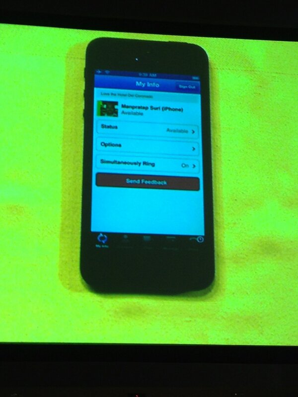 he_ron's tweet image. #LyncConf we need new Lync 2013 app on iPhone.