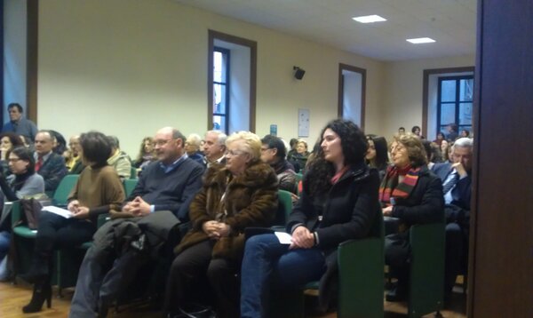 La sala della Provincia di Viterbo durante l'incontro con Zingaretti #nuovoinizio