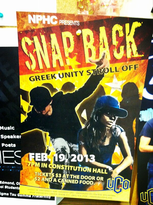 Come show out with #UCOgreeks tonight! #NPHC and #IFC WILL SHOW OUT!