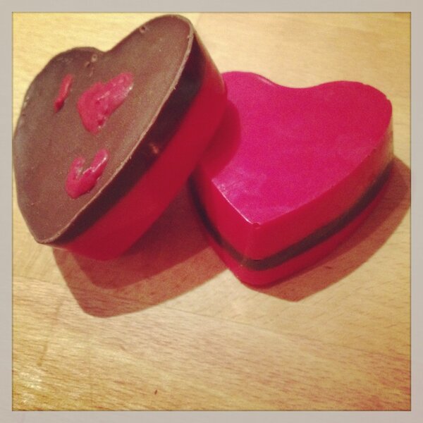 Hand made love hearts