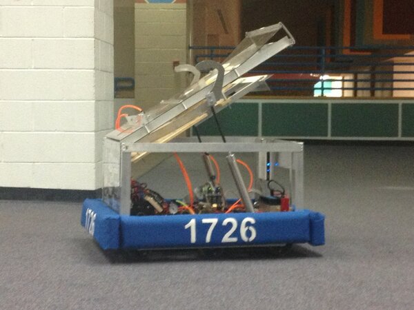 Our robot is named "Funkmasterwhitelightning." In honor of our drive team!