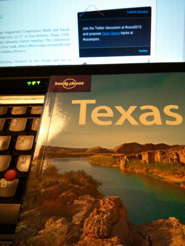 alansaid's tweet image. In preparation for #cscw2013 :-)