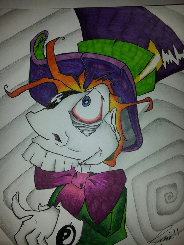 tmgiles01's tweet photo. My rendition of the hatter http://t.co/XrywM9I1