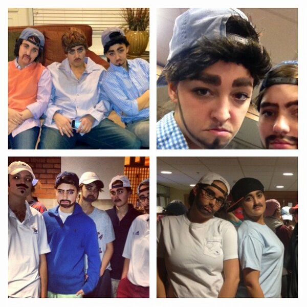 rockchalkrevue's tweet photo. Congrats to the "men" of Delta Gamma for winning tonight's 'Dress Like Your Partner' theme! http://t.co/a7PLGqM5