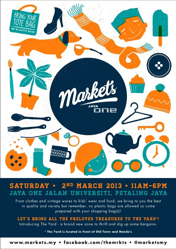 Markets <a href="/JayaOne/">Jaya One</a> is back y'all! Join us &amp; make yourself free on 2nd March 2013 :)
