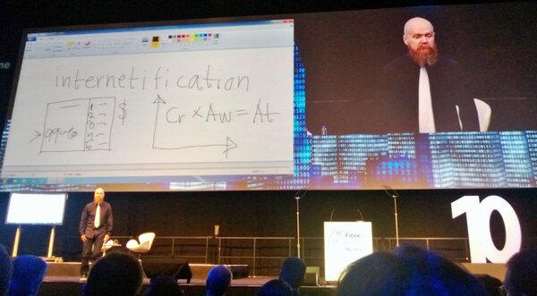kristofvds's tweet photo. Een filosoof/socioloog die over breedband spreekt, dat zie er zo ongeveer uit. #internetification #FTTH2013 #datanews http://t.co/EWnI8vbJ