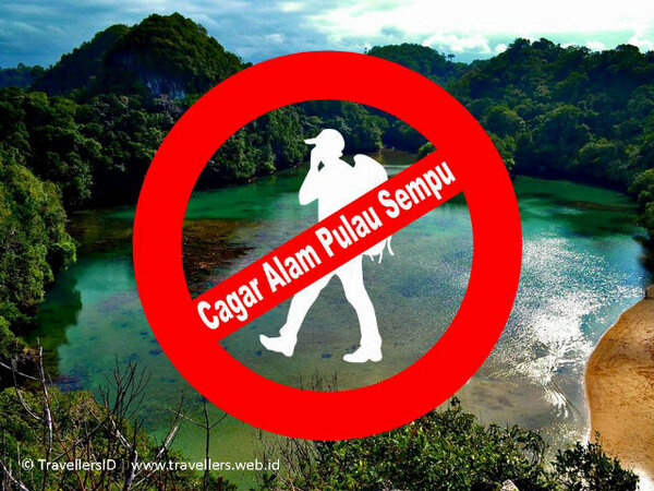 TravellersID's tweet image. Pulau Sempu: No Travellers Allowed! :)) #CAPSlocked