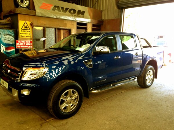 MileageTyres's tweet photo. Transforming this new pick up with a set of bf Goodrich a/t ! Another pic to follow http://t.co/F1CeEgOf