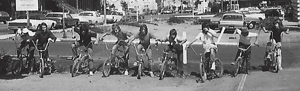 BMXSuperX's tweet photo. We love this image of BMX enthusiasts back in the 1960’s, from when the sport first dates. Clearly it’s developed! http://t.co/EMmp3f9X