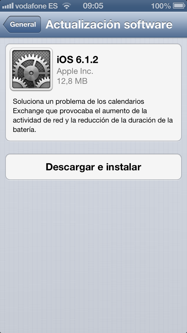 komainuApps's tweet photo. Apple lanza la actualización #iOS 6.1.2 corrigiendo errores con Exchange http://t.co/0oAHyP67