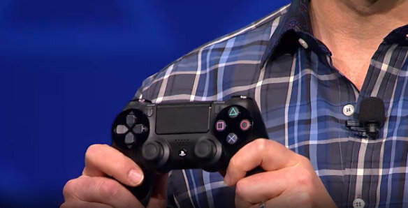 IGN's tweet photo. Sony reveals DualShock 4 controller http://t.co/LI5wcXUrEL http://t.co/gBEj5rkJ3r