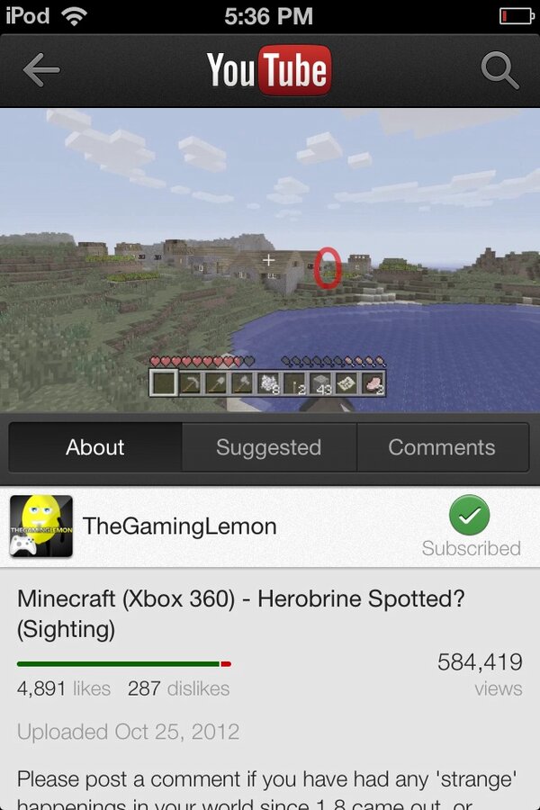 MinecraftKid02's tweet image. This is from gaming lemon and he found him and I believe him comment if you do to.