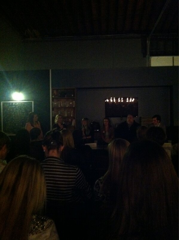 historicindiana's tweet image. So dark in audience - people could be up to hankypanky if the speakers weren't so interesting. #patternindy