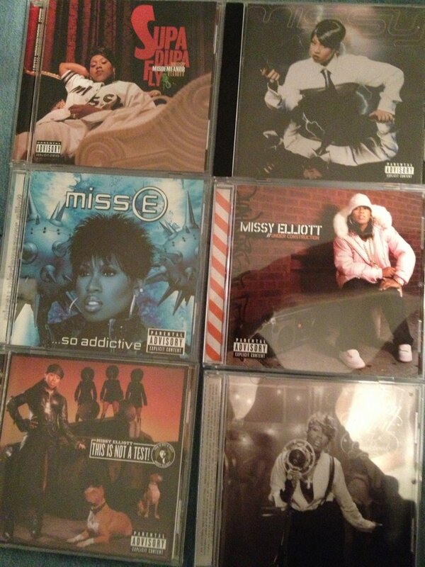 TeddyCoffey's tweet photo. @MissyElliott the whole collection! #discography #fan http://t.co/hZ9Toh7yl7