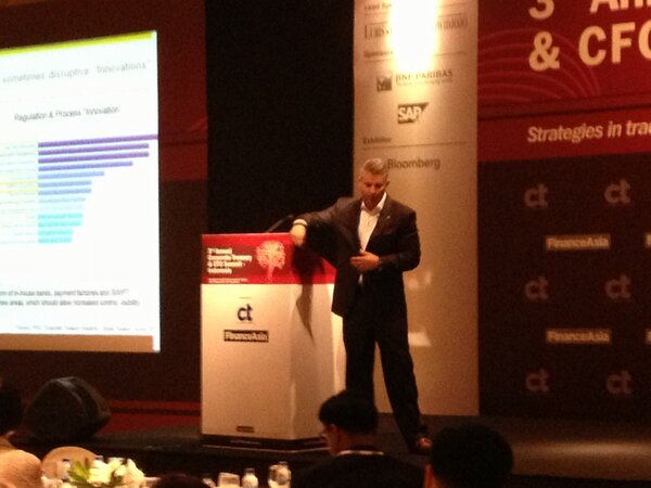 JessicaSchwarze's tweet photo. we have an excellent speaker at the CFO Summit @Bilafer http://t.co/NPoHBbx5QQ