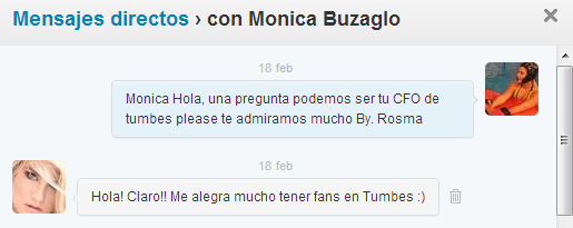 CFOMonicaB's tweet photo. Ahora Si Fans Club Official de Monica @monica_buzaglo Gracias Te Queremos http://t.co/NOtvFVORTr