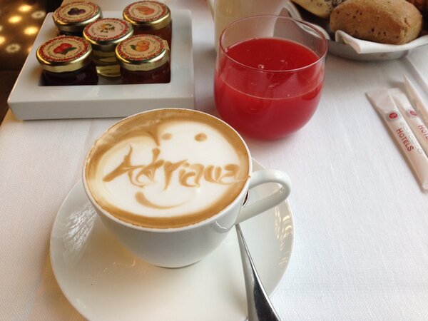 Mmm... So sweet.... I wake up and there is the best cappuccino in italy❤❤❤❤