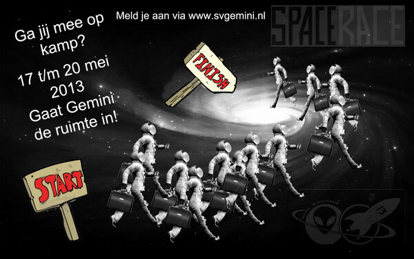 Heb jij je al aangemeld voor kamp 2013?? Kan gewoon via de gemini site!