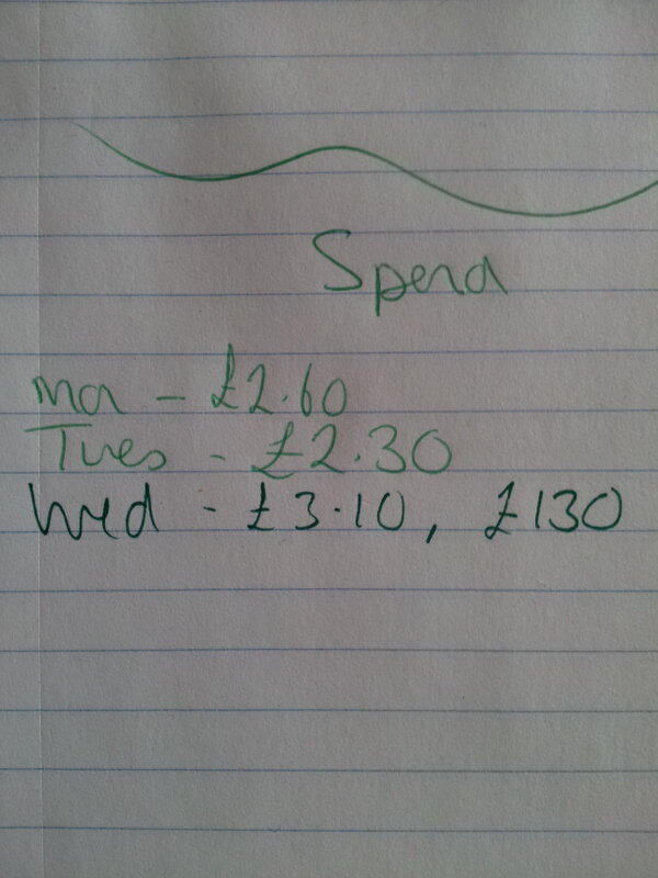 My weekly budget took a turn for the worse #ouch #financeissues #funtimesahead