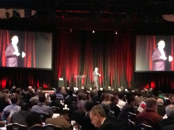 PerryHardt's tweet image. #OracleFSI “@asmith529: @OracleNAFM Bill Taylor takes the stage #OracleFSI http://t.co/UGbcggpaKU”