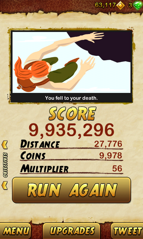 AarushAc's tweet photo. I got 9935296 points while escaping from a Giant Demon Monkey. Beat that! http://t.co/Neqd6XNfDU http://t.co/TsOHkupvqK
