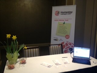 HomestayManager's tweet image. Daffodils are out &amp;amp; booth is all set for @LangCanada 6th annual conference kicking off today, drop by and visit us!