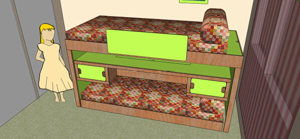 DidactikaLtda's tweet photo. Idea de cama funcional...diseñada para dormitorios con poco espacio... http://t.co/ybmD0vdWPH