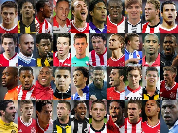 FOTO | RT als jouw favoriete #Eredivisie-speler hiertussen staat!