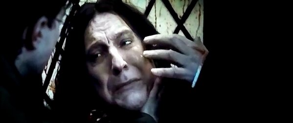 Alan Rickman deserves an oscar for acting Snape's death. Happy Birthday Alan Rickman!