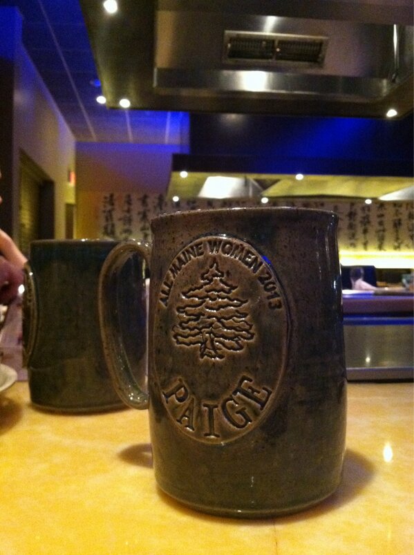 AllMaineWomen's tweet image. AMW dinner at Kobe!  #tothetrees