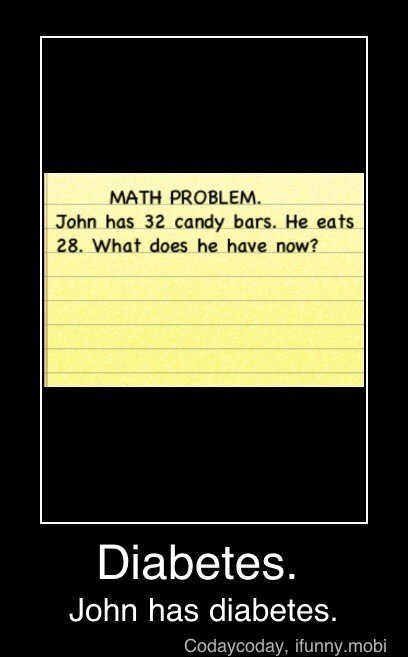 being_diabetic's tweet photo. You know your T1D when this joke makes you really mad... Poor John probably just had low blood sugar #misunderstood http://t.co/QOCE1nm2KU