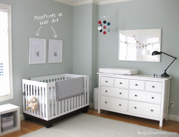 PosePrints's tweet photo. I transformed 2 of our Pet Stationery designs (Frenchie &amp; Owl) into Wall Art for our nursery! http://t.co/f36rBfKZnw http://t.co/zmWktkbYMS
