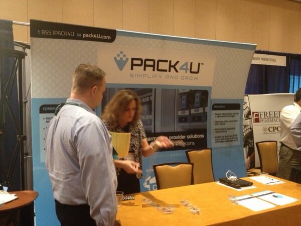 Pack4UPharmacy's tweet photo. Stop by our booth at #PharmacyOwners2013 #pds13 http://t.co/Dr5dY2LfTK