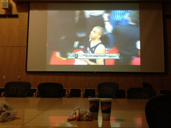 PrestonDarger's tweet image. I&apos;ve got everything I need: my girl @aub128 by my side, Taco Bell (Baja Blast), #SASatLAC and #BYUhoops vs SMC! #FTW