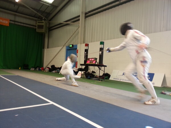 nclblades's tweet image. Sam Ridley comfortably into the last 16 in mens epee with he score of 6-15. #BUSCs