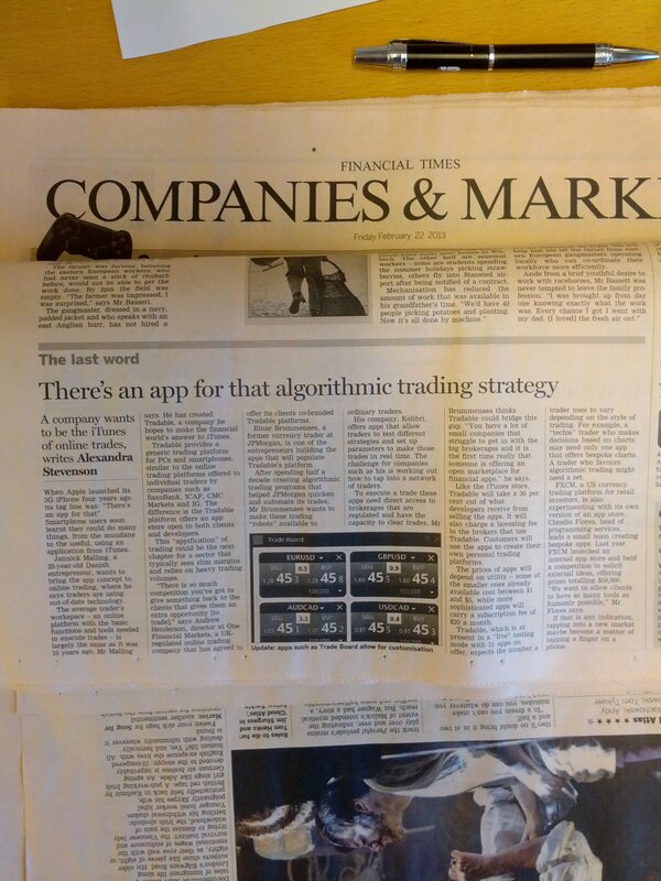 einarbrum's tweet photo. Great day! @algoio release shipped, and we were featured in the FT with @tradable http://t.co/C6k1bOVStf